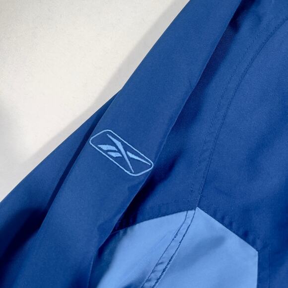 NFL Superbowl XXXIX Reebok Full Zip Windbreaker Men Large 2005 Drawstring Waist - Picture 8 of 16